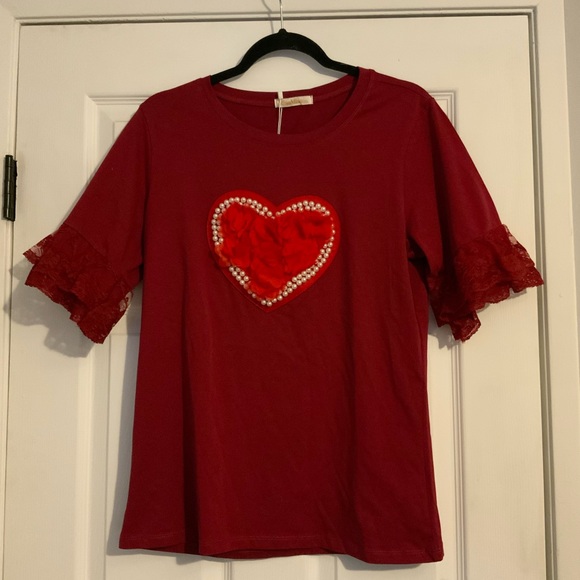 Miao Miao Tops - ♥️ Miao Miao great for Valentine’s Day. Size 2 XL.
